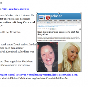 Das Entfernen und Wieder-einfügen eines Bildes an einer anderen Stelle im Beitrag geht bei WP 3.5 noch: Allerdings sind alle vier Bildtexte spurlos verschwunden. Wäre wohl etwas für den Tatort, die Suche ...