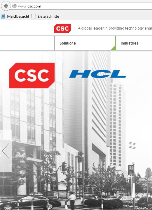 Von diesem amerikanischen Weltkonzern trennte sich jetzt die Bundesverwaltung: CSC / HCL