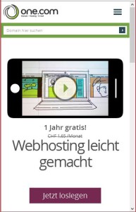 "Webhosting leicht-gemacht" wirbt der Hoster One. Da dachte ich mir, mensch das teste ich doch mal einfach. Von wegen einfach. Es geht gar nicht. Man kann gar kein Hosting bei One buchen. Außer, man kauft Zusatzprodukte.