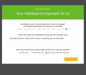 Und wenn es einen irgendwann nach vielen stundenlangen Anläufen rasend macht, daß der Echtzeitsupport auch nicht funktioniert, weil man ins Tippfeld nichts eintippen kann bzw. den Text nicht absenden kann, dann bleibt einem irgendwann nur noch der teure Anruf und Warteschlaufe im Telefon mittels Ferngespräch in die USA