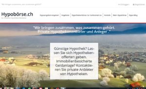Das neu aufgesetzte Hypothekenportal mit Hypothekenbörse hat noch freie Internet-Werbeplätze