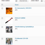In der Mediathek sind die Bilder da