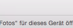 Häkchen rein und das Programm "Fotos" öffnet sich bei diesem Gerät nicht mehr automatisch