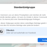 Privatsphäre Facebook